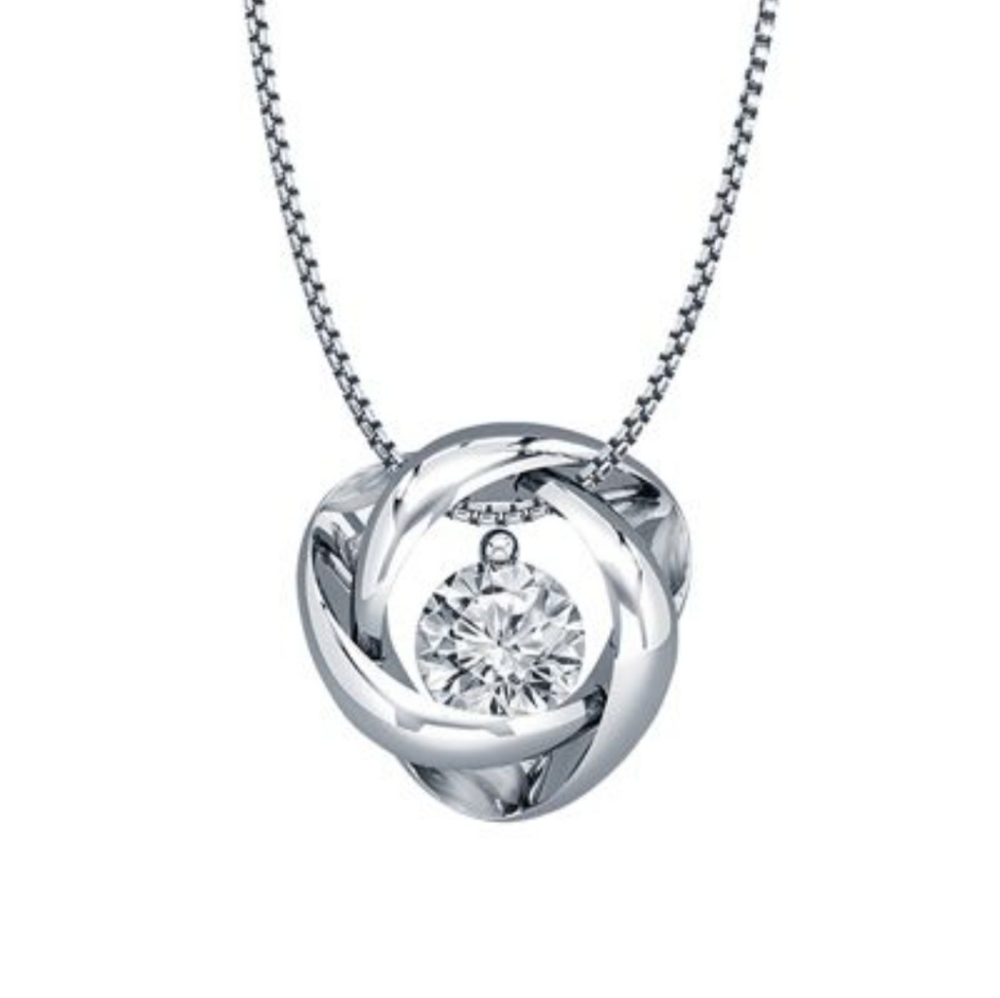 Love knot necklace